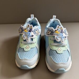 Ground Up Bluey Character Toddler Girls Sz 10 Light-Up Low-Top Athletic Sneaker
